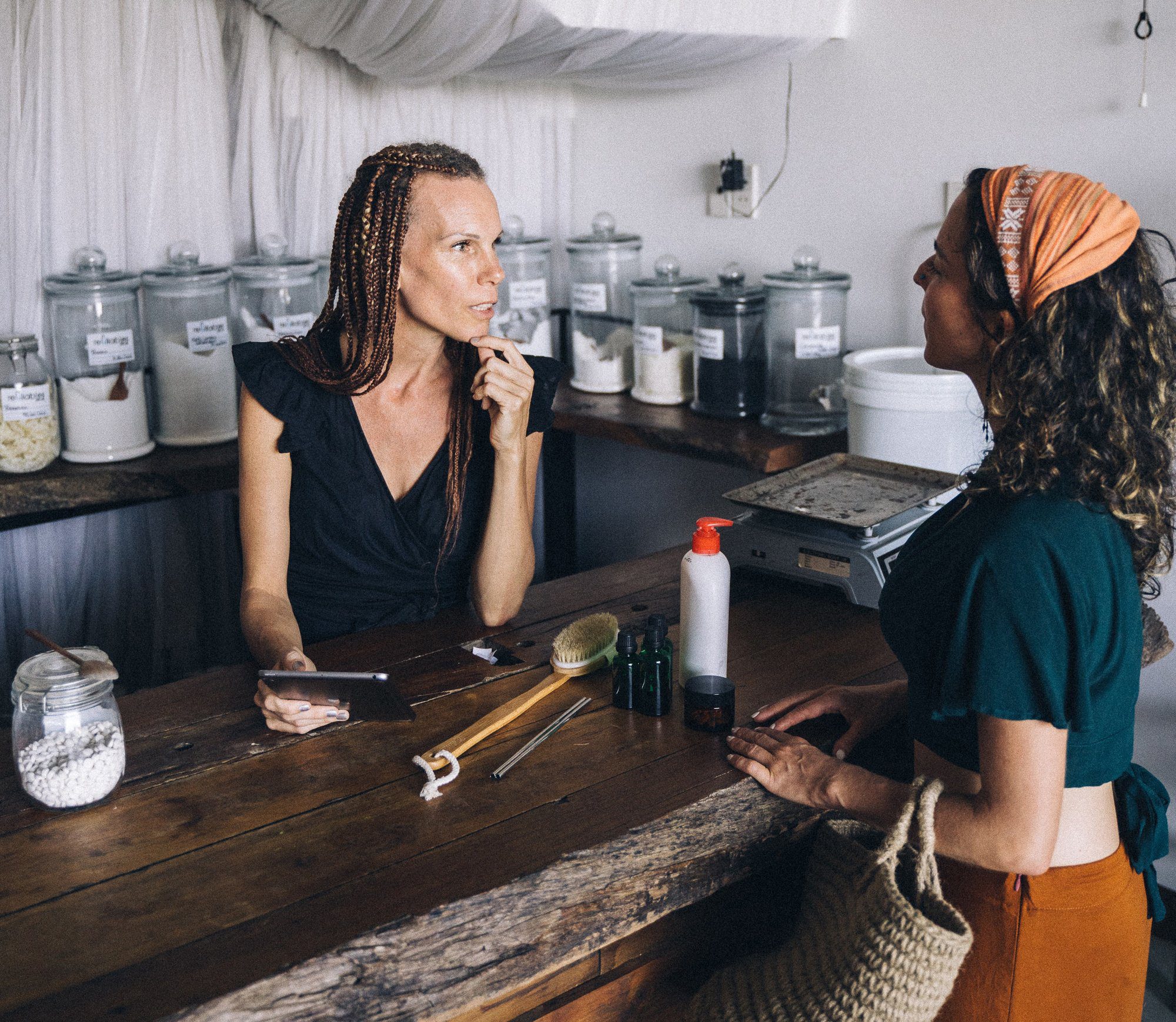 ladies talking